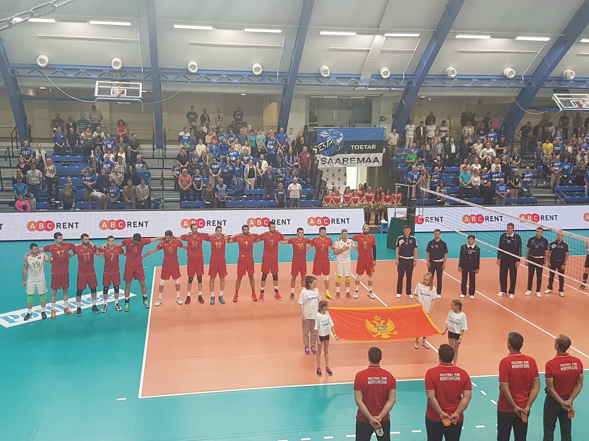 crna gora estonija odbojka kvalifikacije volleyball montenegro estonia himna