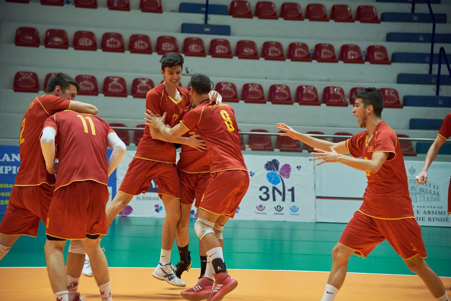 muska juniorska odbojkaska reprezentacija crne gore juniori odbojkasi balkansko prvenstvo tirana prvaci 22