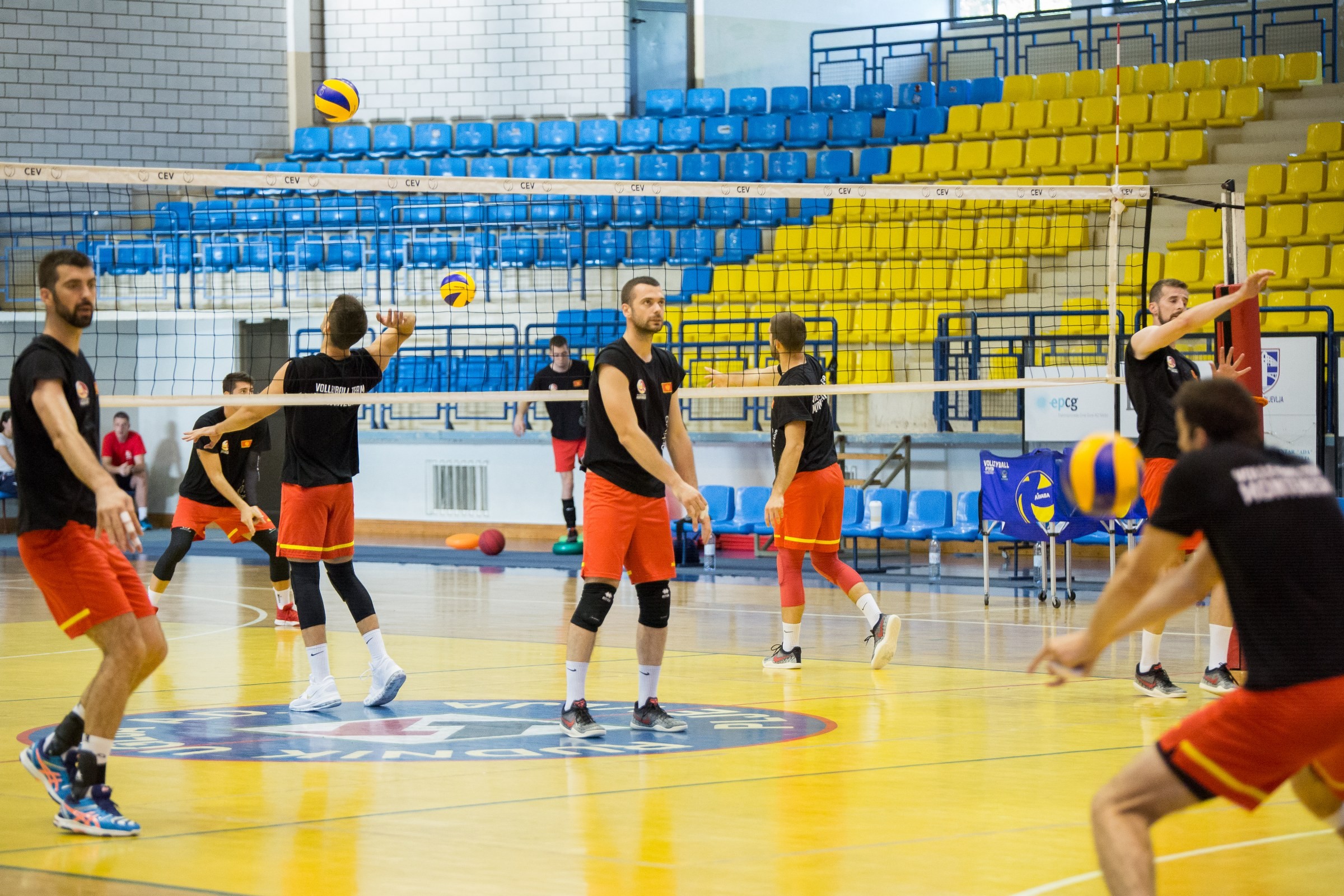 muska odbojkaska reprezentacija crna gora seniori trening 133