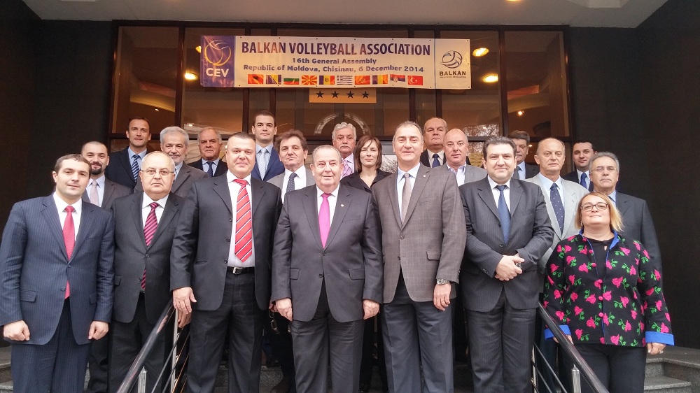 Učesnici 16. Generalne Skupštine BVA sa Predsjednikom CEV Andre Mejerom