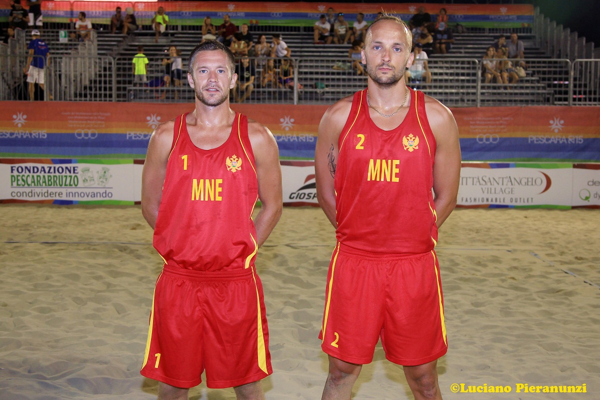 marko bagaric milos simovic beach volley odbojka na pijesku mediteranske igre peskara 2015 crna gora srbija timska