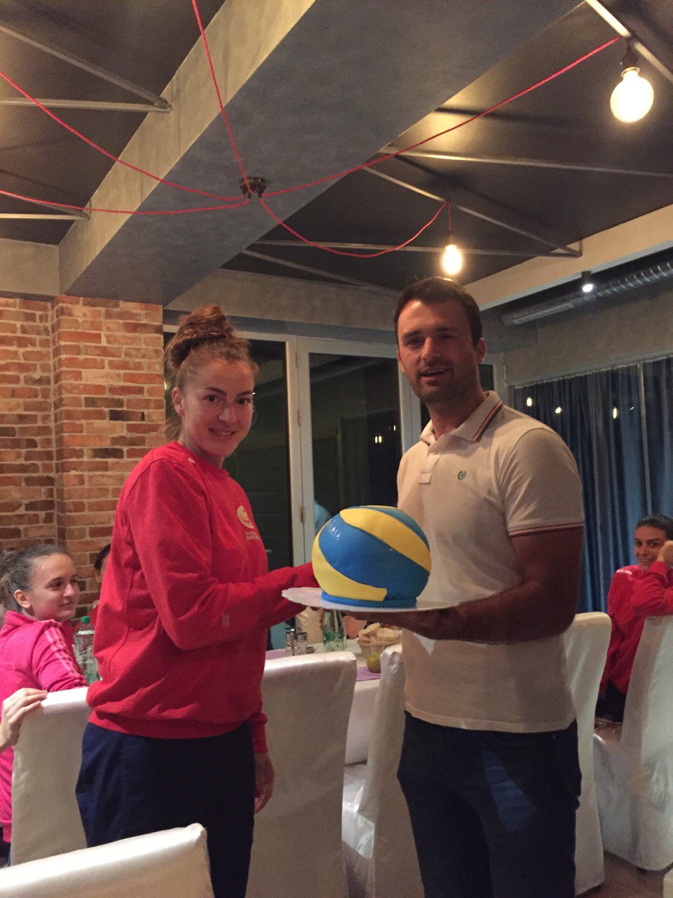Kapiten Tanja Bokan i sportski direktor OK Jedinstvo Bemax Slobodan Šebek