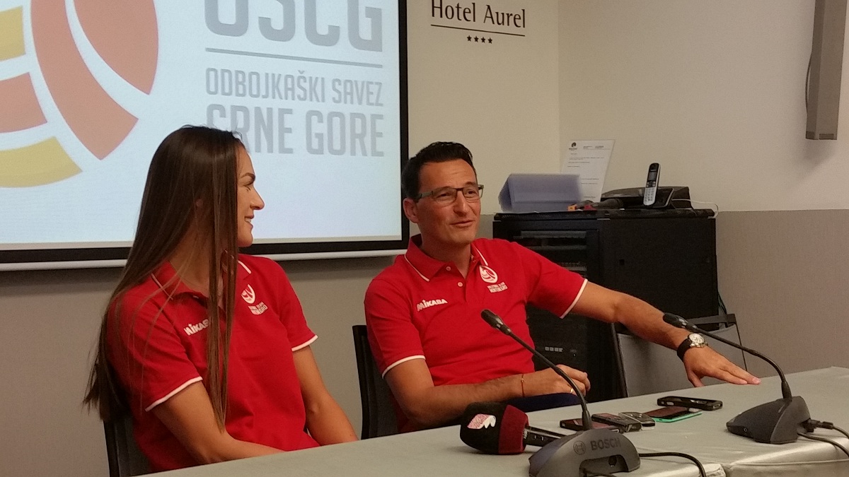 zenska seniorska reprezentacija okupljanje seniorke crna gora odbojka odbojkaska dragan nesic tatjana tanja bokan press 2